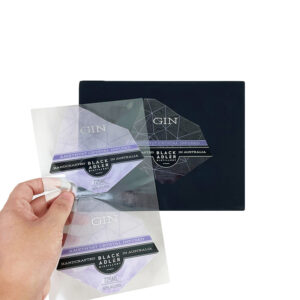 Custom High quality transparent waterproof label stickers