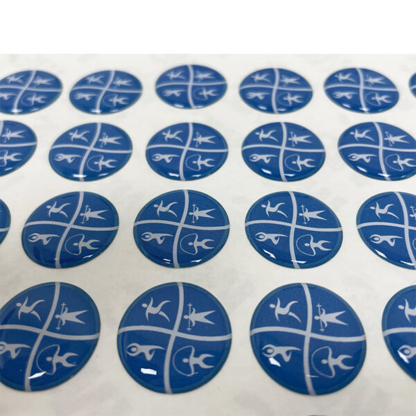 StickerCustom 3d Epoxy Logo Sticker Printed Strong Adhesive Domed Stickers Waterproof Transparent