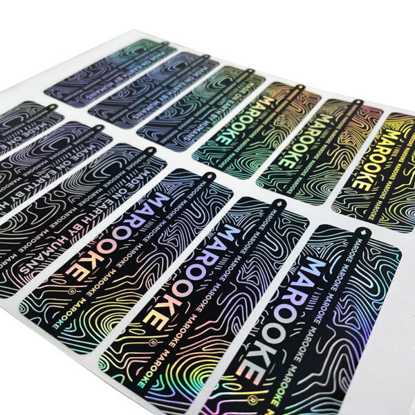 Customized Holographic Stickers Vinyl Sealed Packaging Stickers