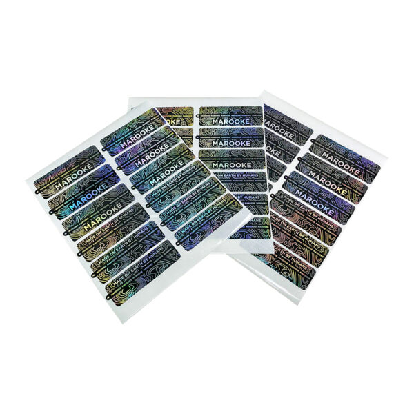 Customized Holographic Stickers Vinyl Sealed Packaging Stickers