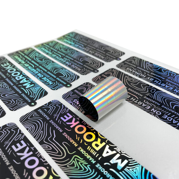 Customized Holographic Stickers Vinyl Sealed Packaging Stickers