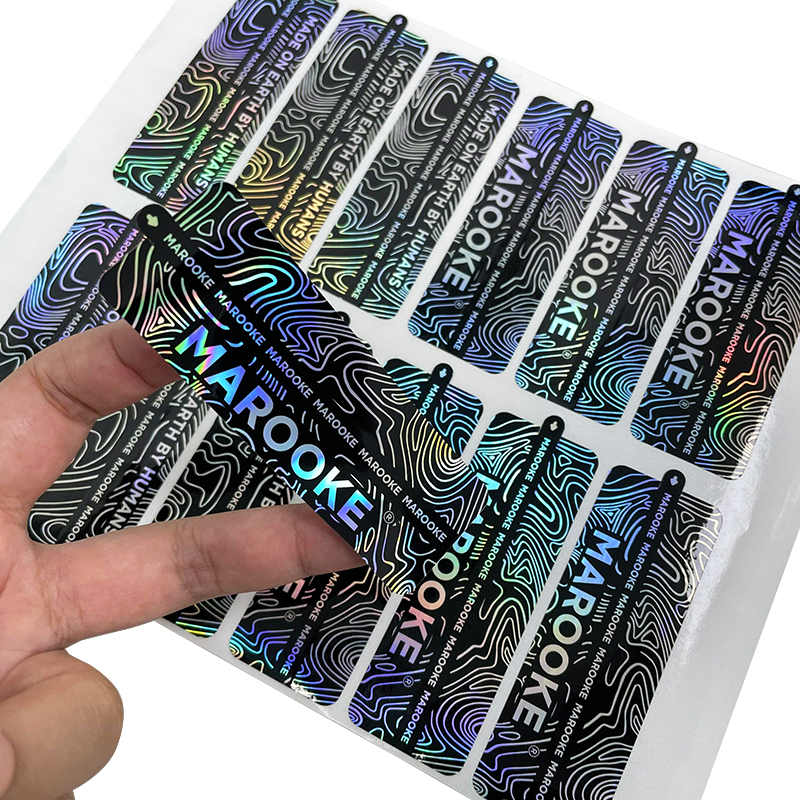 Customized Holographic Stickers Vinyl Sealed Packaging Stickers