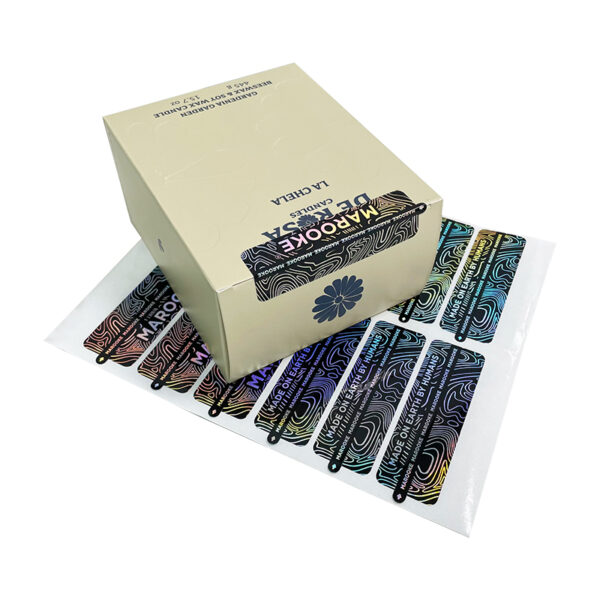 Customized Holographic Stickers Vinyl Sealed Packaging Stickers