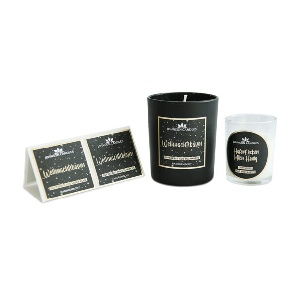 Custom Candle Jar Label Logo Waterproof Printed Packaging