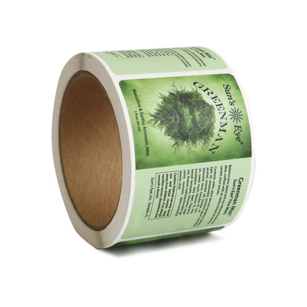 Customized roll label stickers for health care product packaging