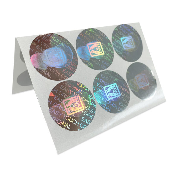 Custom security labels holographic laser printing stickers packaging - Image 2