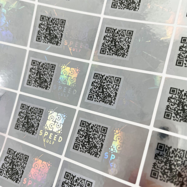 Custom security labels holographic laser printing stickers packaging - Image 4