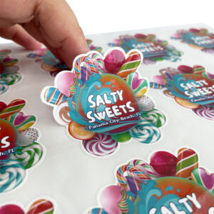 Custom Printed Food Labels Stickers Paper Vinyl Packaging