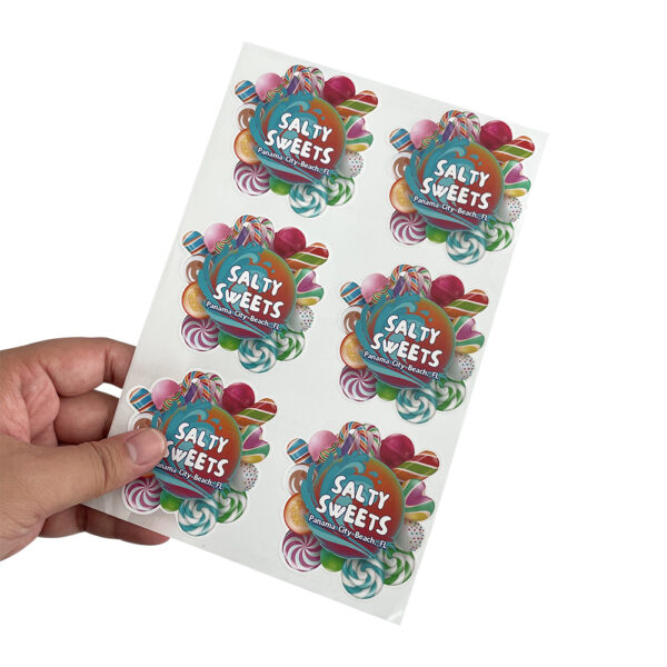 Custom Printed Food Labels Stickers Paper Vinyl Packaging - Image 3