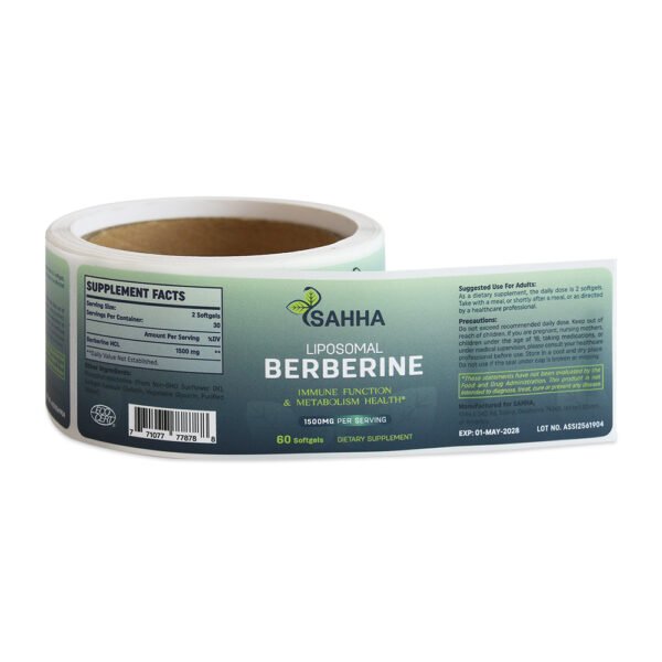 Customized Vitamin Labels Stickers Packaging Printing