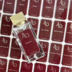Customized perfume labels stickers waterproof packaging