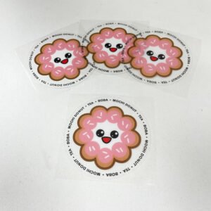 Customized Printing Transparent Clear Labels Adhesive Waterproof Stickers