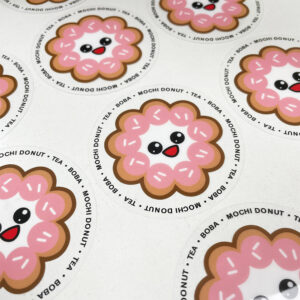 Customized Printing Transparent Clear Labels Adhesive Waterproof Stickers