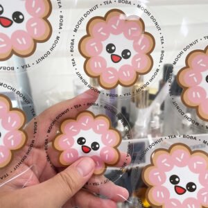 Customized Printing Transparent Clear Labels Adhesive Waterproof Stickers