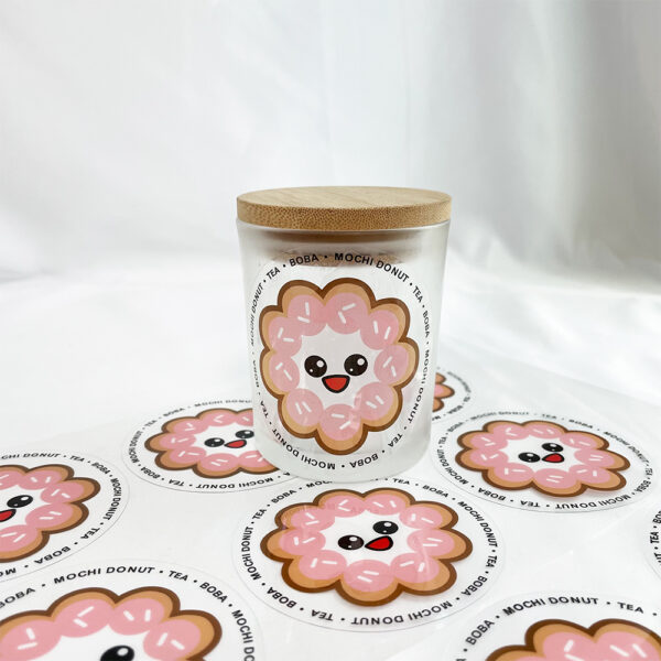 Customized Printing Transparent Clear Labels Adhesive Waterproof Stickers