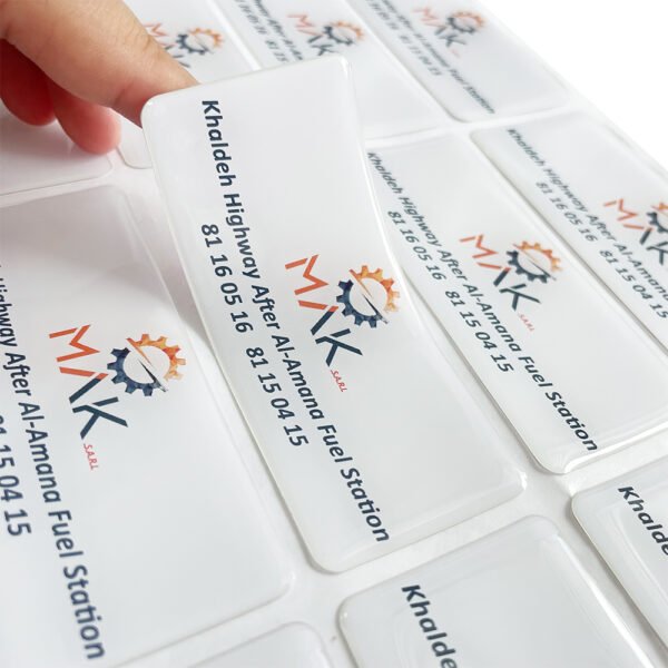 Custom Resin Drip Epoxy Label Printing