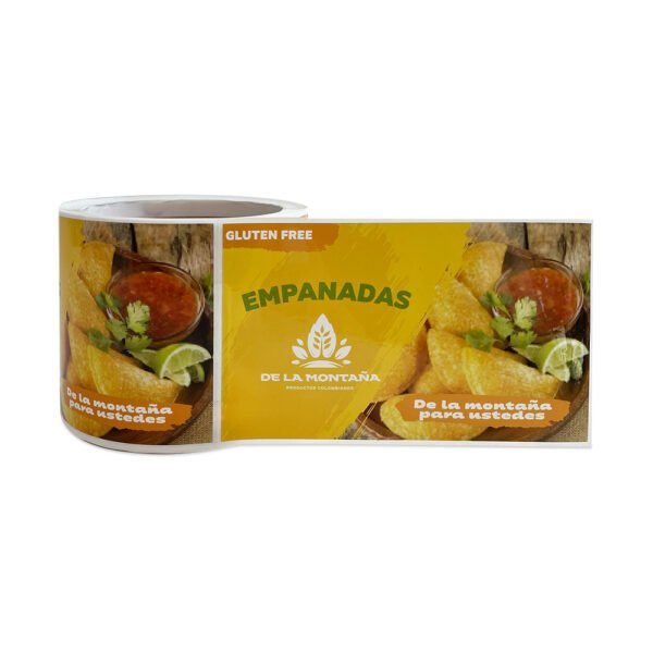 Customized Food & Beverage Labels Stickers Roll Printing Packaging