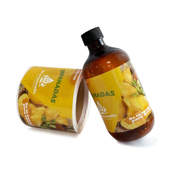 Customized Food & Beverage Labels Stickers Roll Printing Packaging