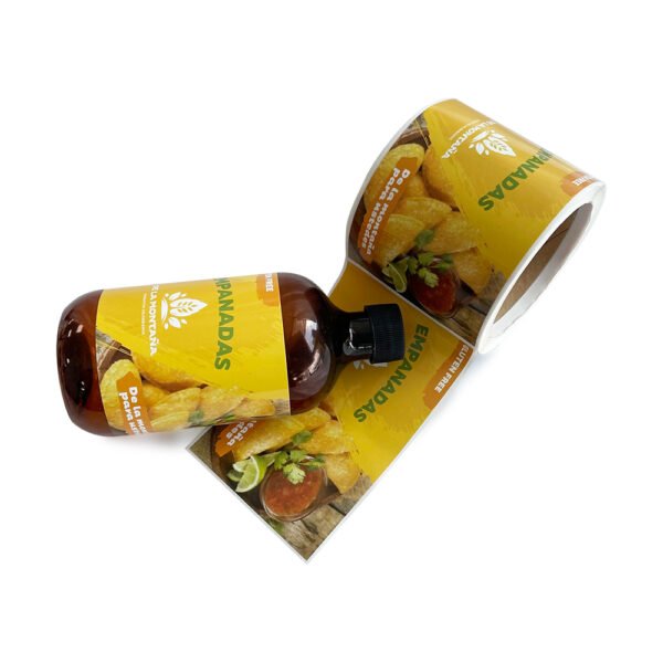 Customized Food & Beverage Labels Stickers Roll Printing Packaging