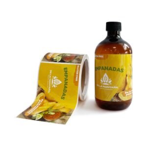 Customized Food & Beverage Labels Stickers Roll Printing Packaging