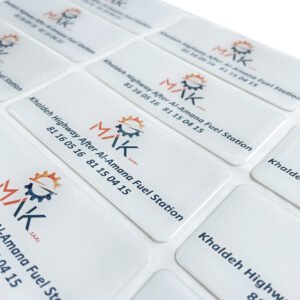 Custom Resin Drip Epoxy Label Printing