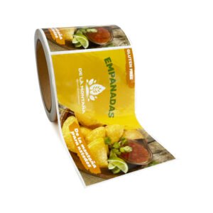 Customized Food & Beverage Labels Stickers Roll Printing Packaging