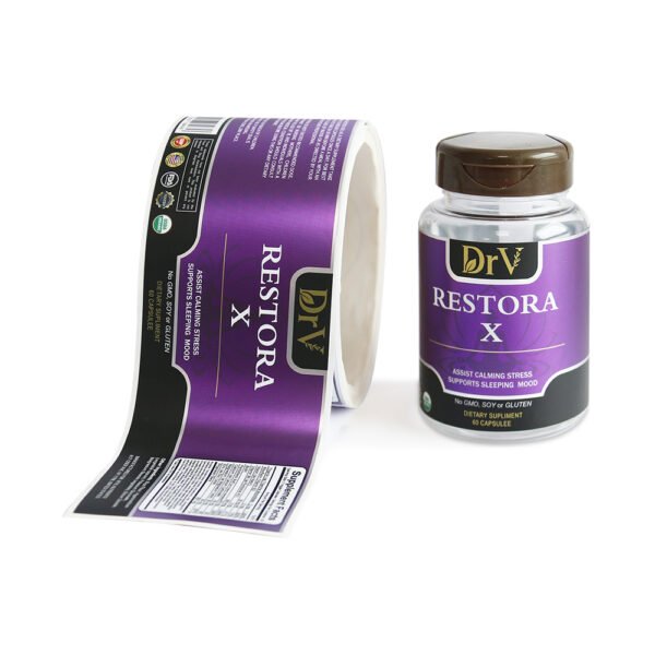 Custom BOPP Health Supplement Label Printing Stickers - Image 5