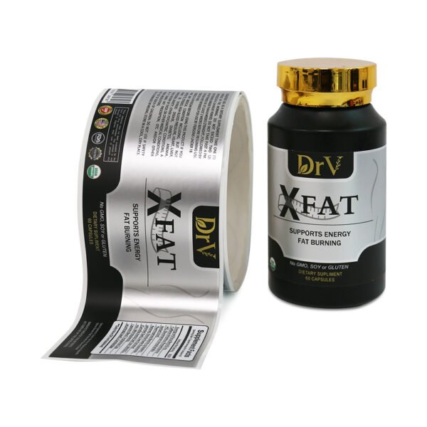 Custom BOPP Health Supplement Label Printing Stickers - Image 6