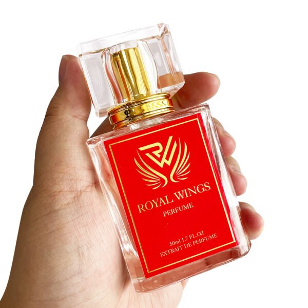 Custom Perfume Label Stickers with Silver Foil Printing - Image 2
