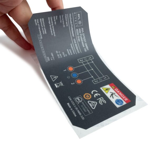 Custom PC Variable Serial Number Sticker Control Panel Label - Image 3