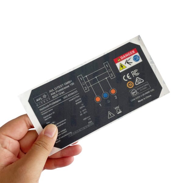 Custom PC Variable Serial Number Sticker Control Panel Label - Image 6