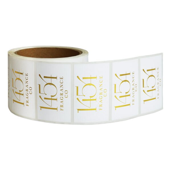 Custom Cosmetic Label Stickers with Hot Foil Stamping Packaging - Image 5