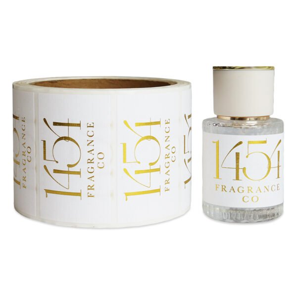 Custom Cosmetic Label Stickers with Hot Foil Stamping Packaging - Image 6