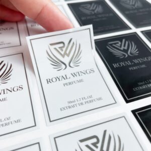 Custom Printed Logo Perfume Labels