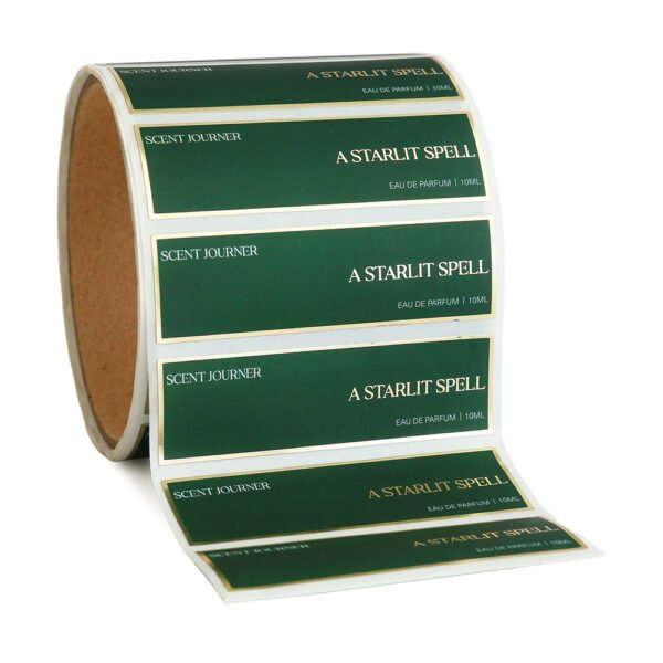 Custom Hot Foil Stamping Perfume Label Stickers - Image 3