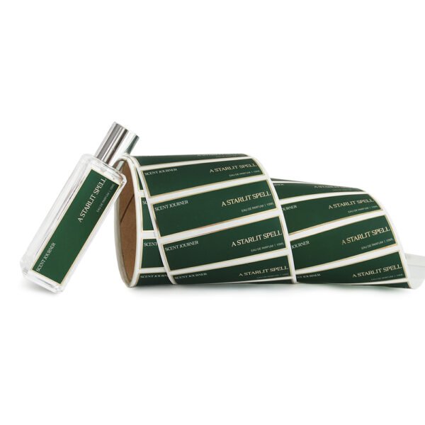 Custom Hot Foil Stamping Perfume Label Stickers