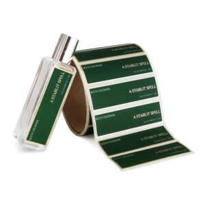 Custom Hot Foil Stamping Perfume Label Stickers