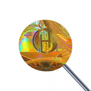 Custom Tamper-Evident Security Anti-Counterfeit Label Sticker Holographic Laser 3D Void Sticker