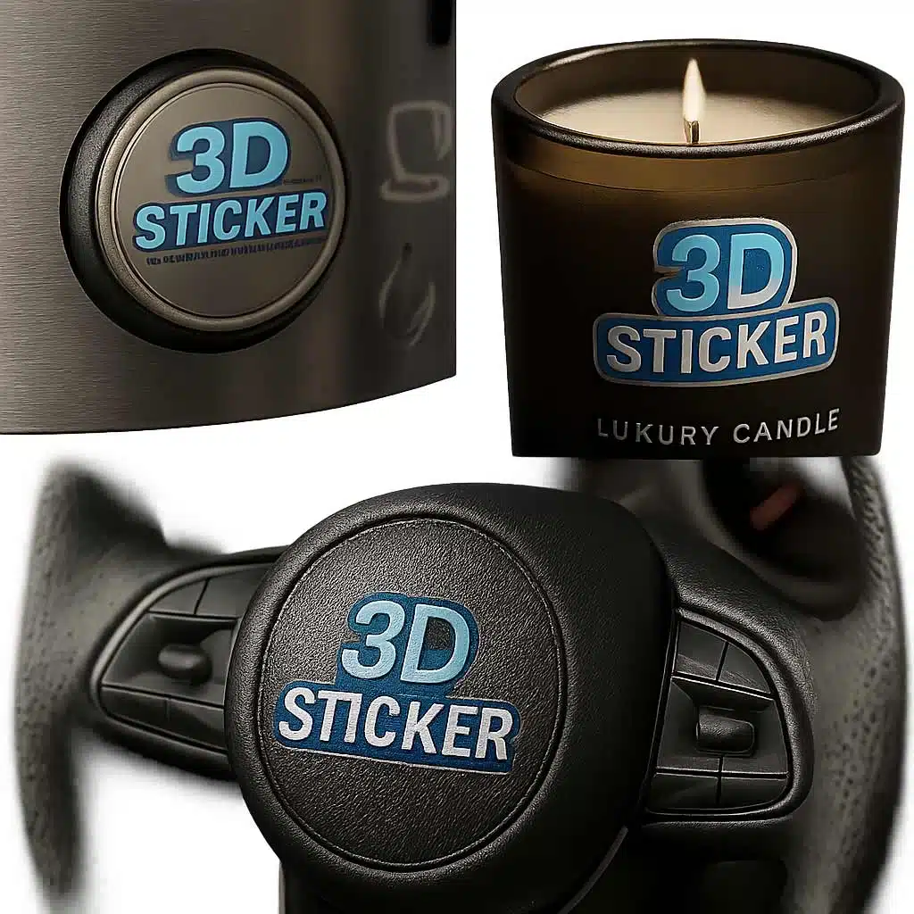3D Custom Stickers: Ultimate Premium Branding Guide