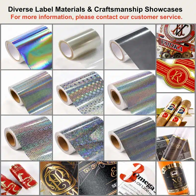 Custom Nutraceutical Labels Manufacturer OEM Printing Waterproof Labels with Design Support - Image 4