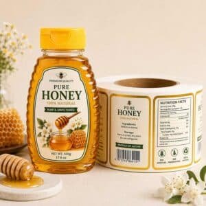 Custom Organic Honey Labels Factory Direct Manufacturer
