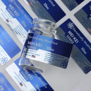 Luxury Custom Self Adhesive 3ml 5ml Peptide Vial Bottle Labels Waterproof Laboratory Research Glossy Logo Stickers